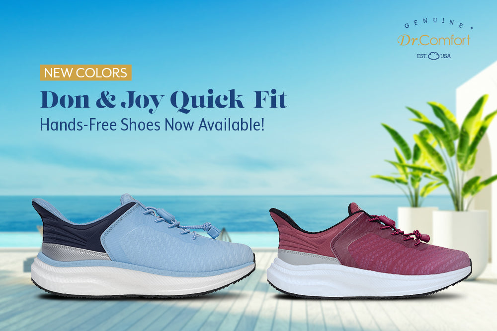 Step into Style and Comfort with the New Colors of Don & Joy Quick-Fit Shoes