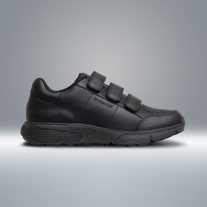 Angela Women’s – Casual Hook and Loop Shoe Black  #Black