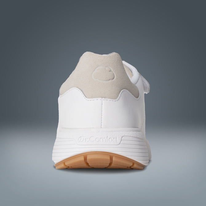 Angela Women’s – Casual Hook and Loop Shoe White #White