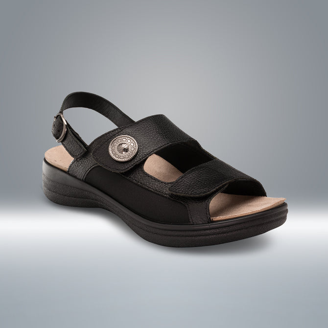 Lana Diabetic Shoes Black #Black