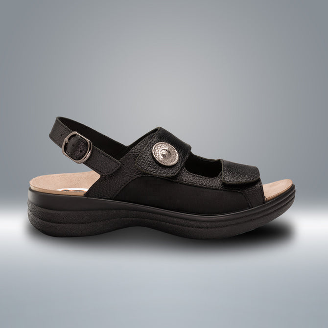 Lana Diabetic Shoes Black #Black