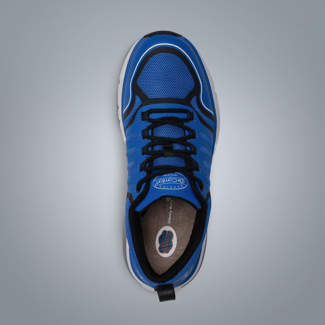 Gordon Men’s Walking Shoe Blue Black #Blue