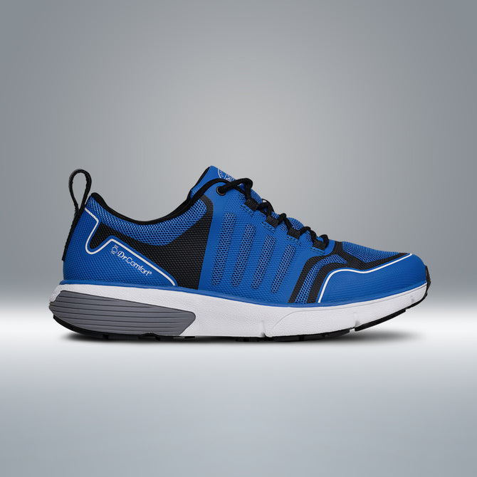 Gordon Men’s Walking Shoe Blue Black #Blue