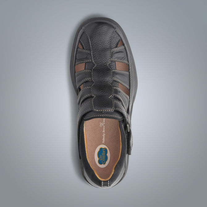Fisherman Men’s Casual Sandal Black #Black