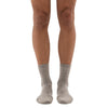 Therapeutic Comfort Wool Marl Crew Sock Unisex Wool Crew Socks Brown #Marl Brown