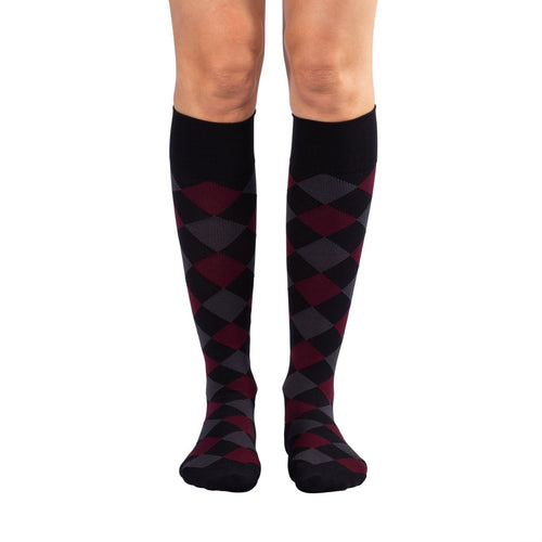 Everyday Style Colormix Diamond Below Knee Socks