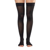 Microfiber Medical Thigh High Stockings Open Toe
