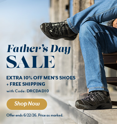 Father's Day Sale - Extra 10% Off Men's Shoes with code: DRCDAD10