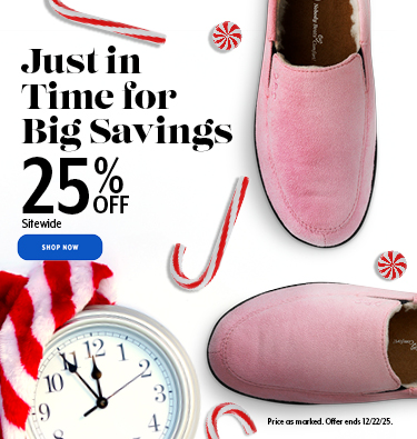 Just in Time Savings - 25% Off - Shop Now!