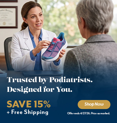 Trusted by Podiatrist. Designed for you. Save 15% + Free Shipping