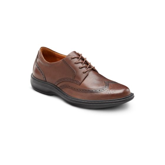 Dr. Comfort Men's Diabetic Wing Tip Dress Shoe | Dr. Comfort