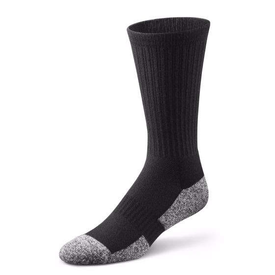 Men's Cotton Diabetic Ankle Socks (6 Pair) X-Large (Shoe Size 13-15) / Grey