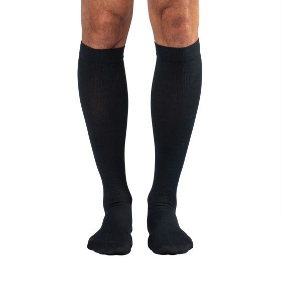 Essentials, Cotton Casual Compression Socks, Men’s Below Knee