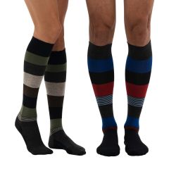 Everyday Style N-G-Neer Color Block Below Knee Socks unisex