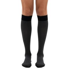Microfiber Opaque Heather Below Knee 
