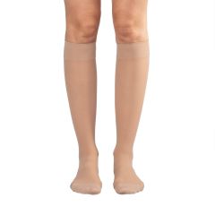 Select Sheer 15-20 Below Knee nude women's stockings