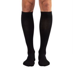 Essentials Cotton Dress Socks Below Knee Black