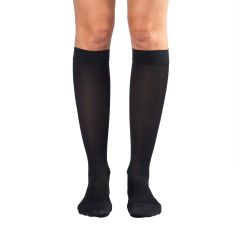 Microfiber Medical Compression Stocking, Knee-High, Closed Toe