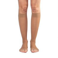 Select Sheer Below Knee Open Toe 20-30mmHg