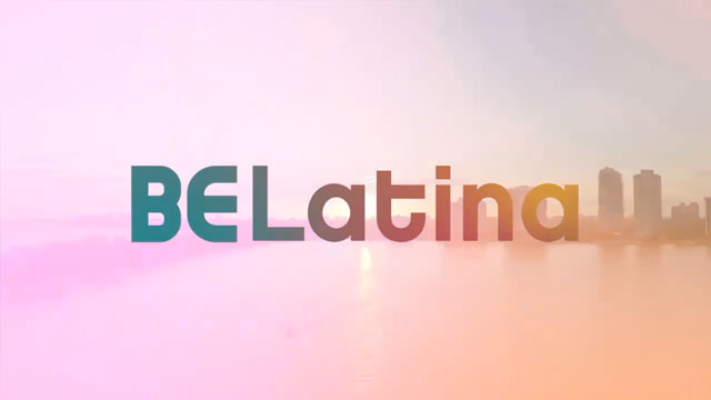 BELatina TV show title card