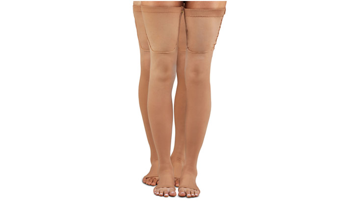 Dr. Comfort® Anti-Embolism Stocking Thigh-High Open Toe Unisex ...
