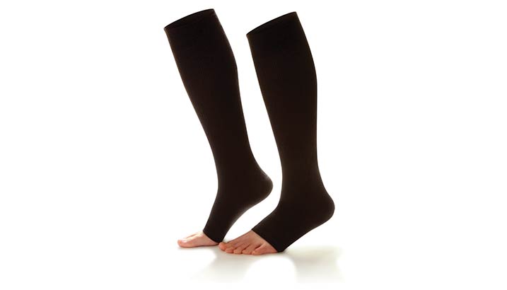 Dr. Comfort Shape-to-Fit Unisex Open-Toe Socks