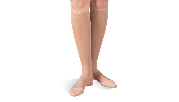 Women's Sheer 15-20 mmHg Compression Stockings, Knee High, Closed Toe,  Moderate Support