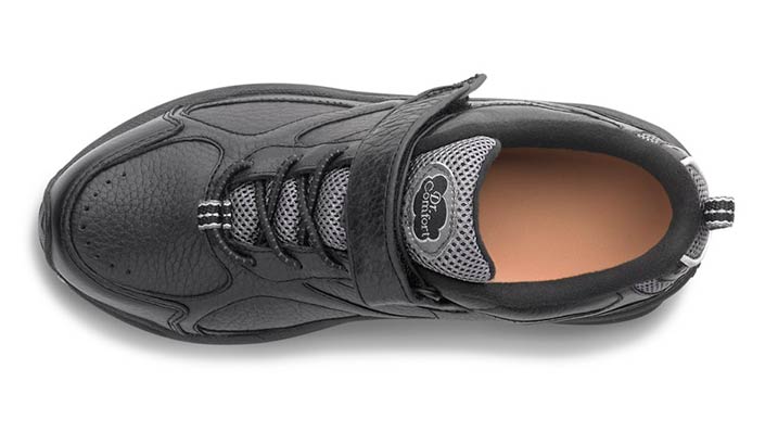 womens black comfort sneakers