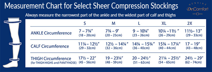 Ted Hose Size Chart